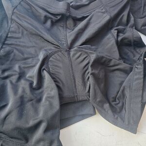 Black Athletic Bike Shorts